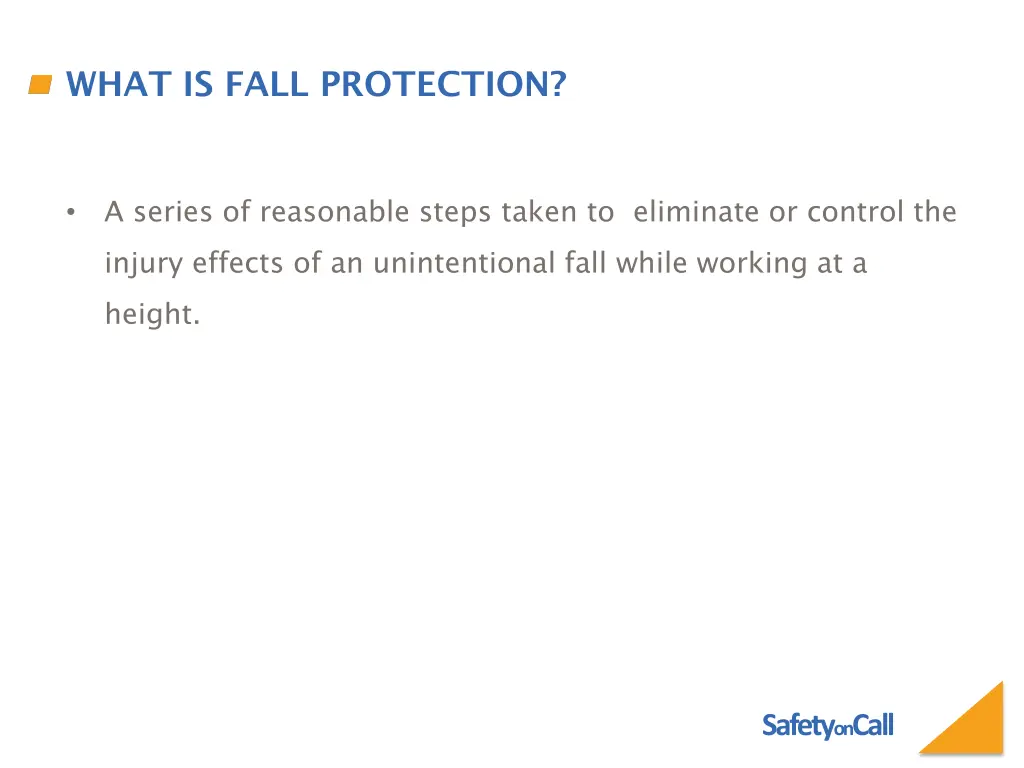 what is fall protection