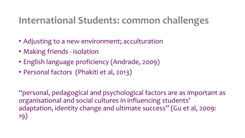 international students common challenges