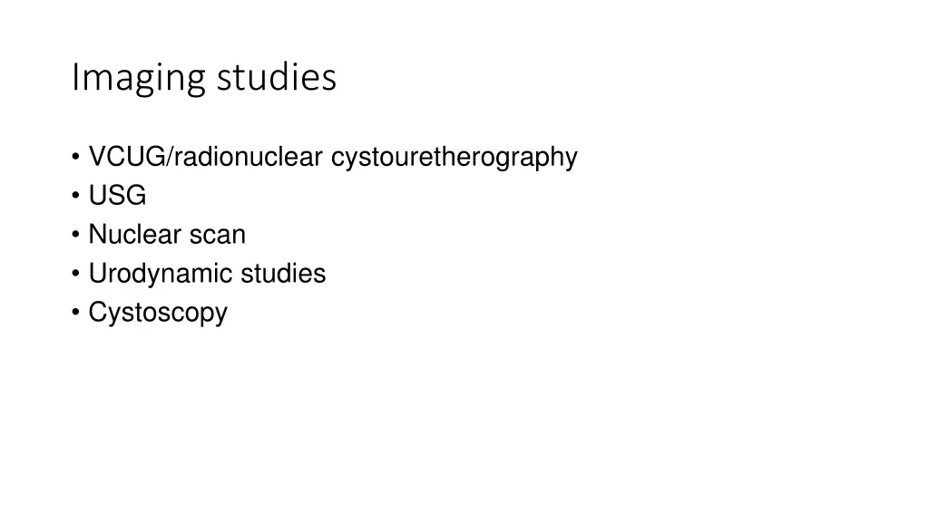 imaging studies