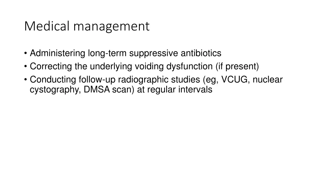 medical management