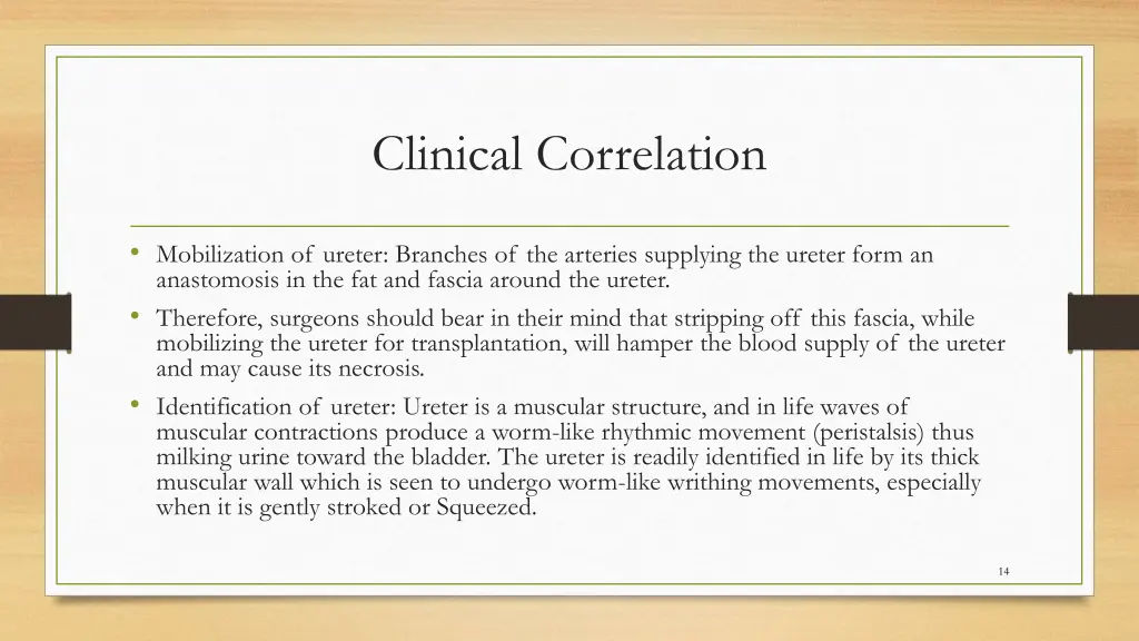 clinical correlation