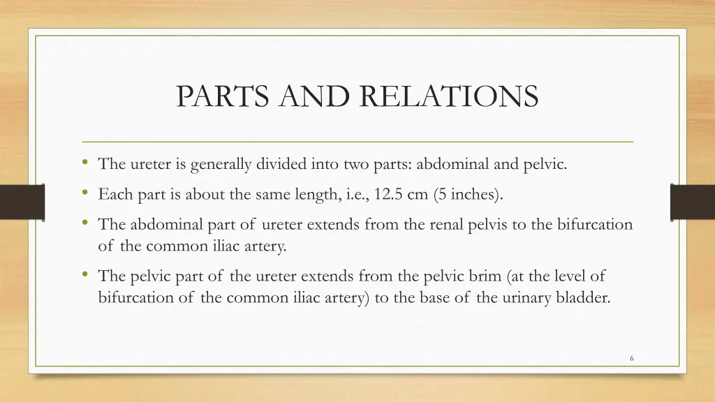 parts and relations