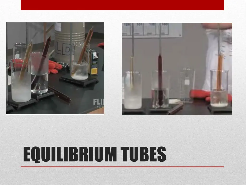 equilibrium tubes