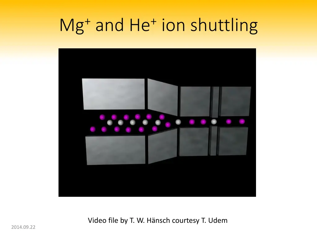 mg and he ion shuttling