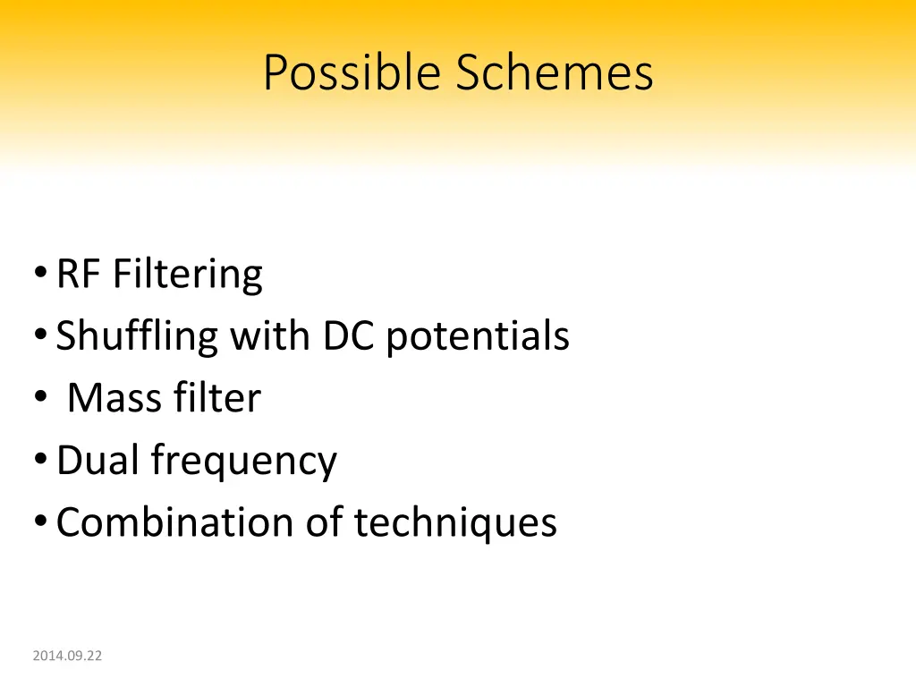 possible schemes