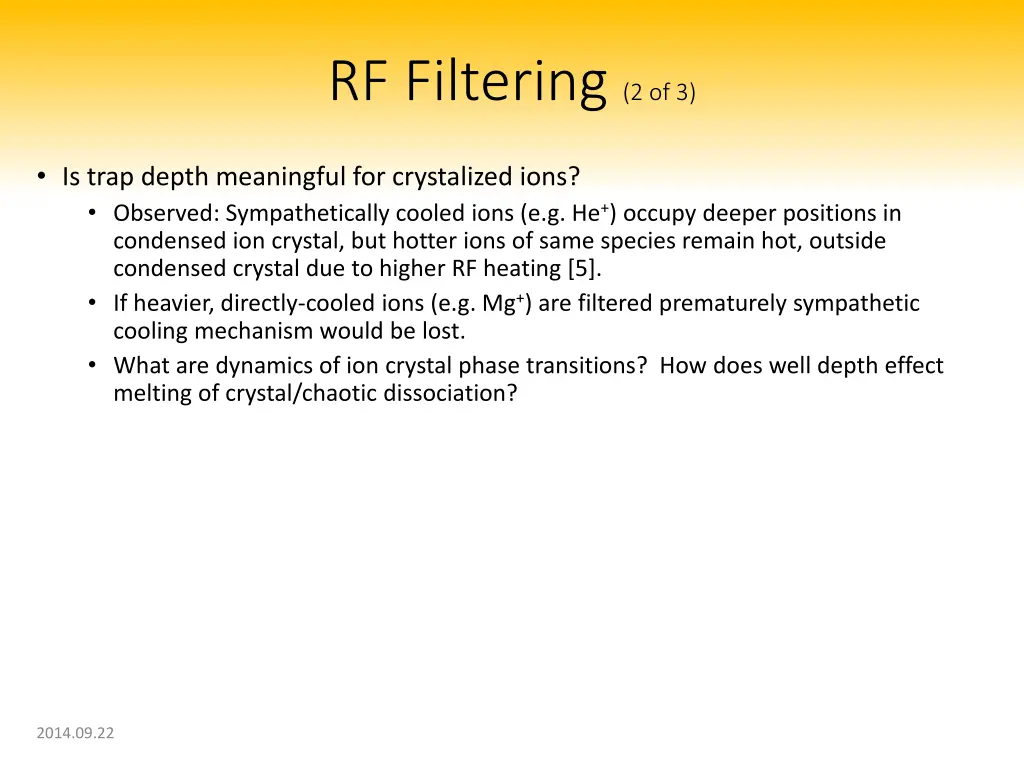 rf filtering 2 of 3