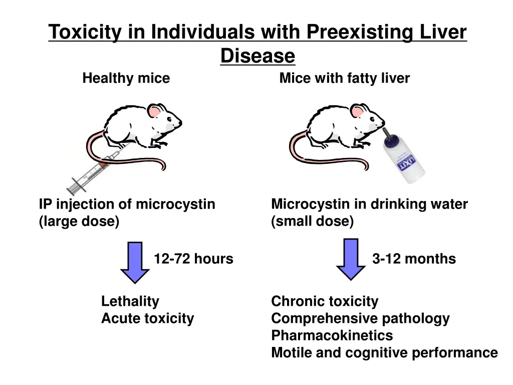 toxicity in individuals with preexisting liver