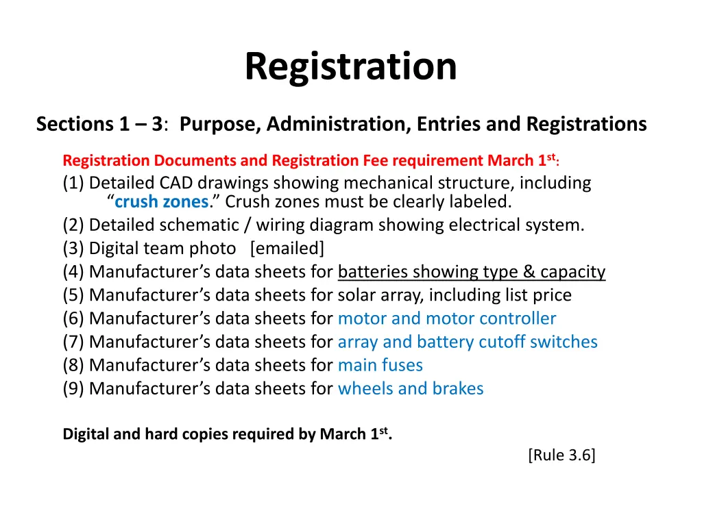 registration