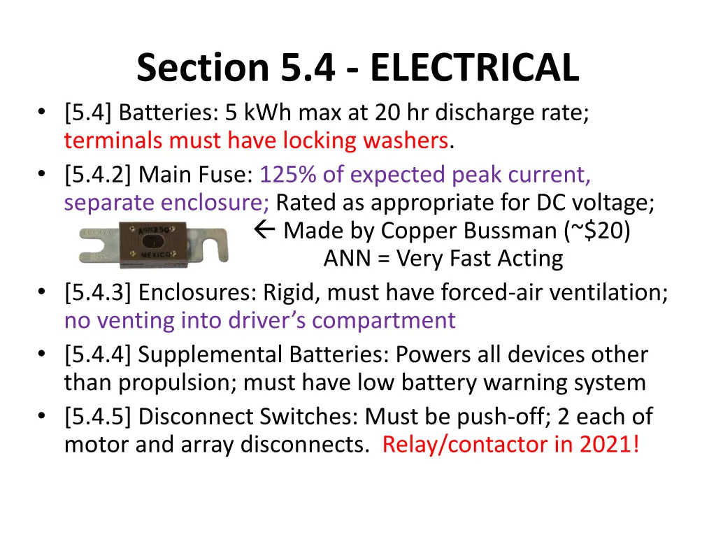 section 5 4 electrical 5 4 batteries