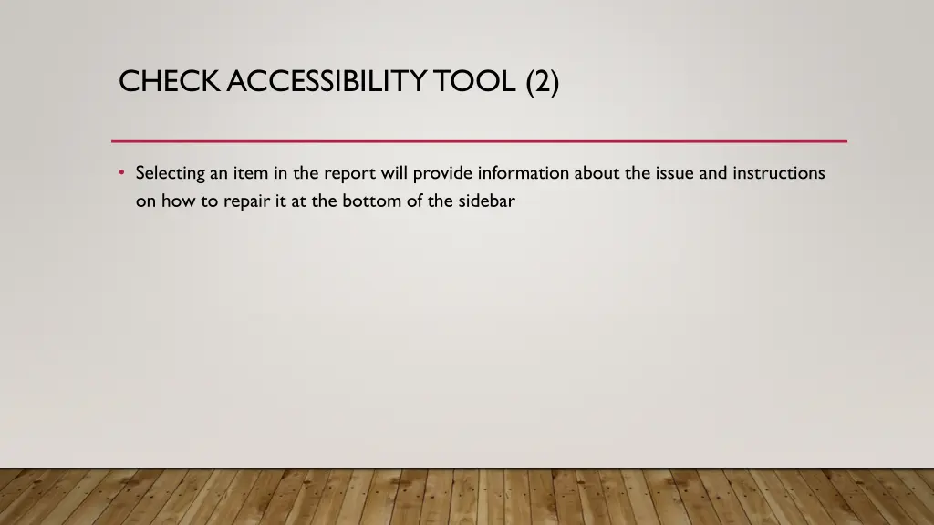 check accessibility tool 2