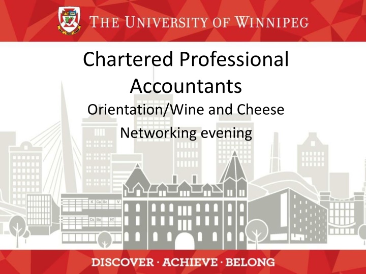 chartered professional accountants orientation