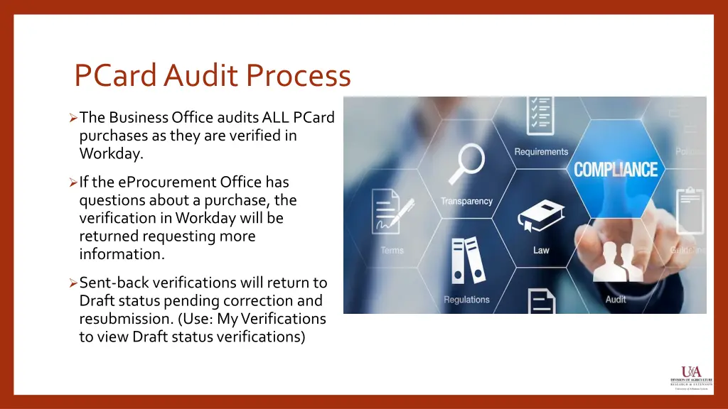 pcard audit process