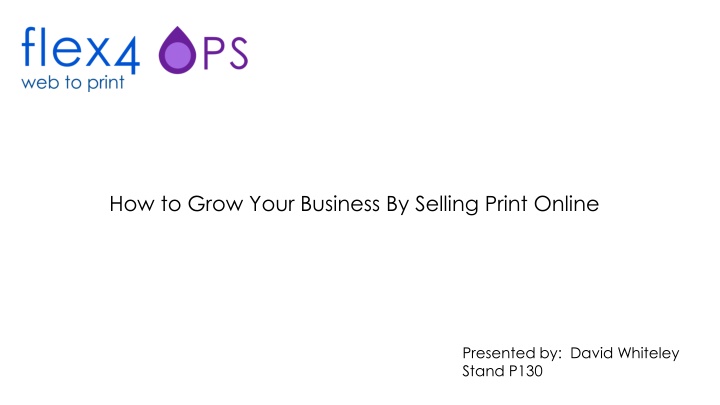 how to grow your business by selling print online