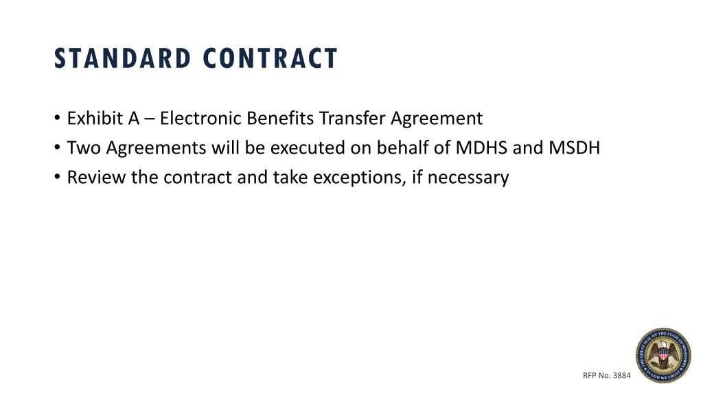 standard contract