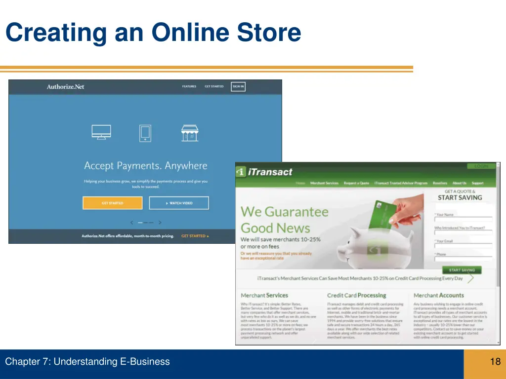 creating an online store 10