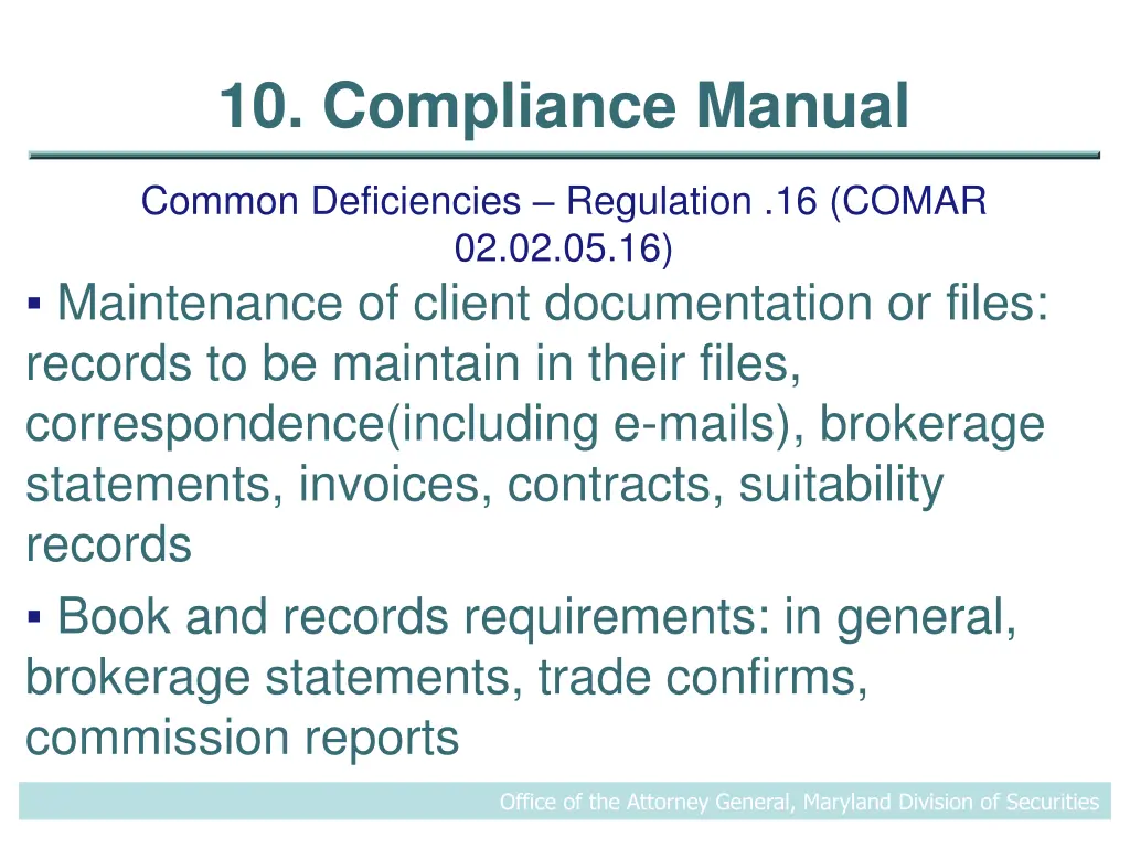 10 compliance manual 2