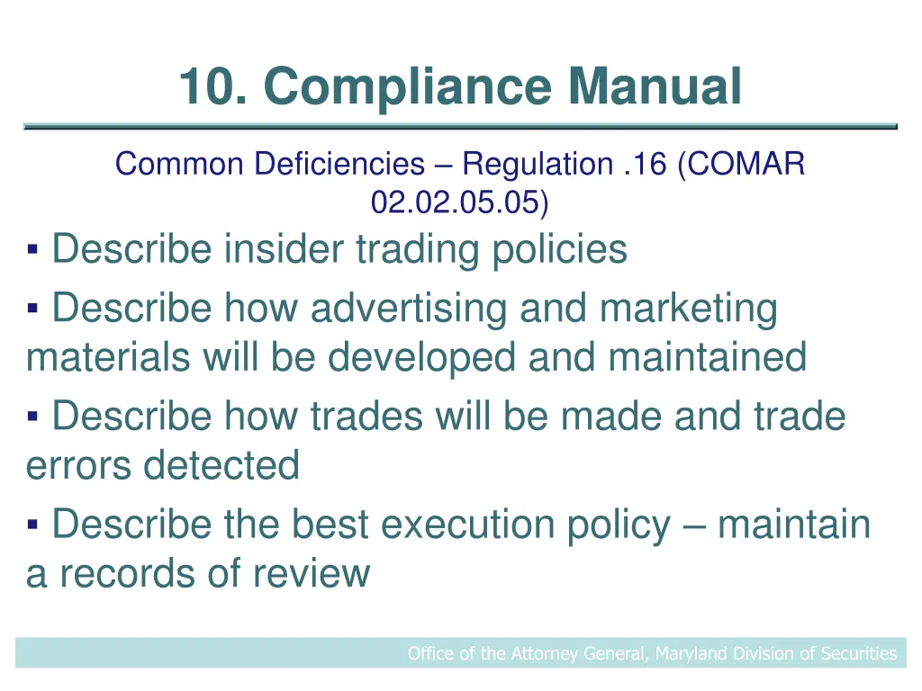 10 compliance manual 4