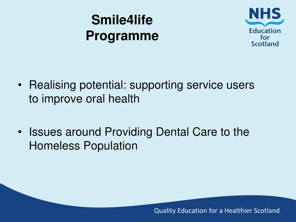 smile4life programme 1