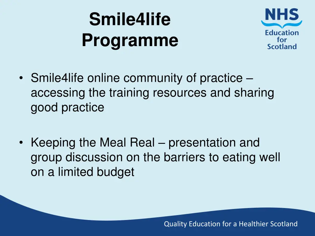 smile4life programme 2