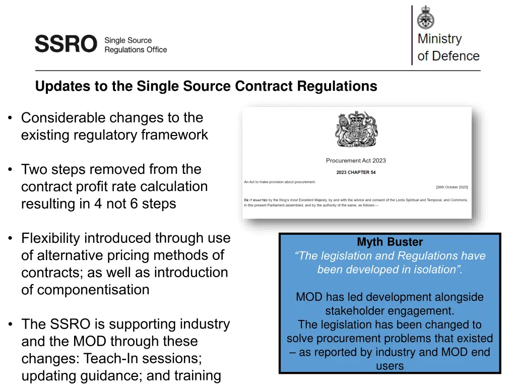 updates to the single source contract regulations