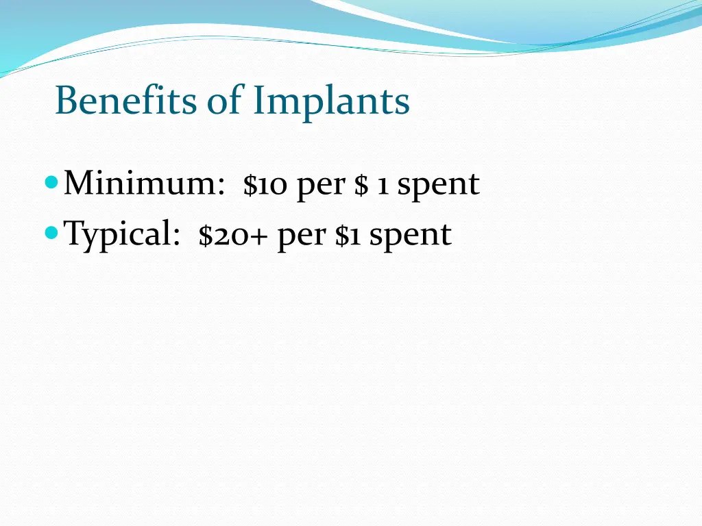 benefits of implants 1