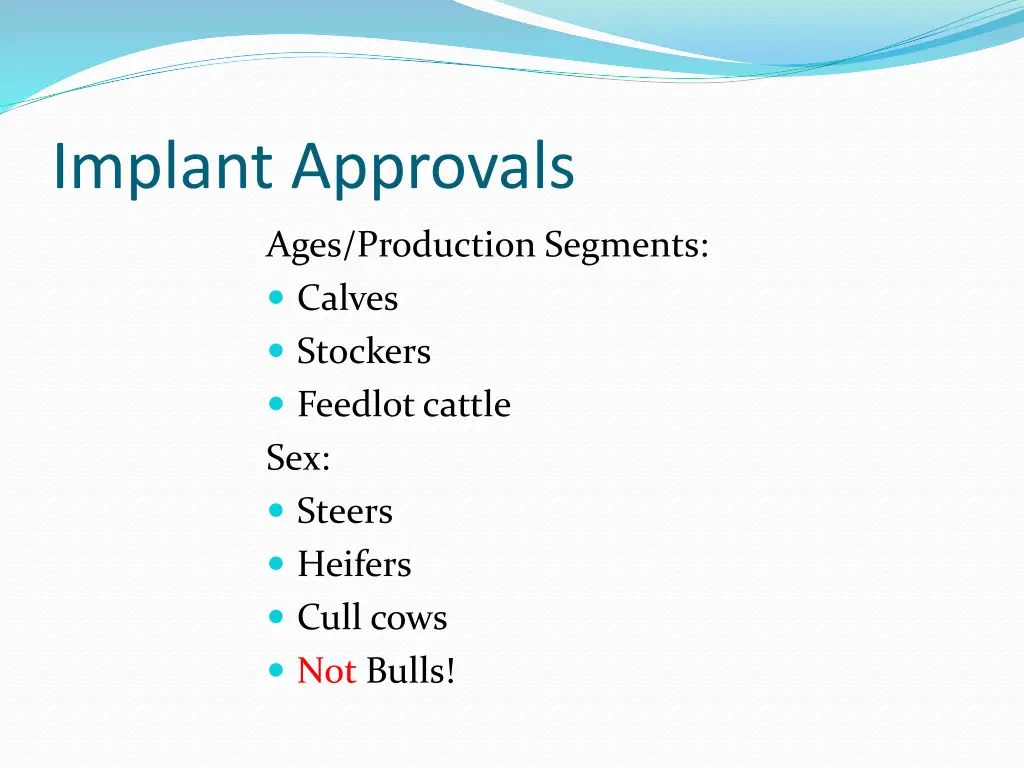 implant approvals