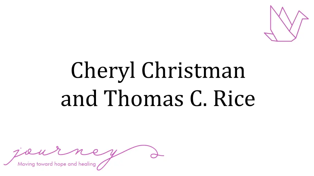 cheryl christman and thomas c rice