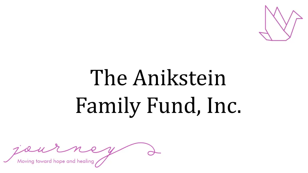 the anikstein family fund inc