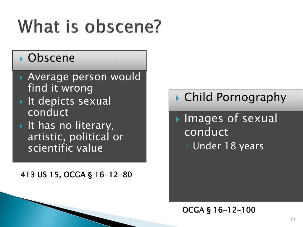 obscene average person would find it wrong