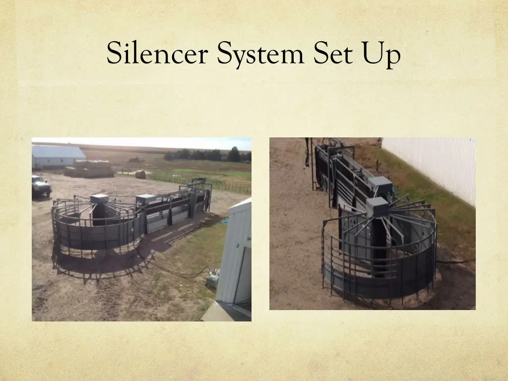 silencer system set up