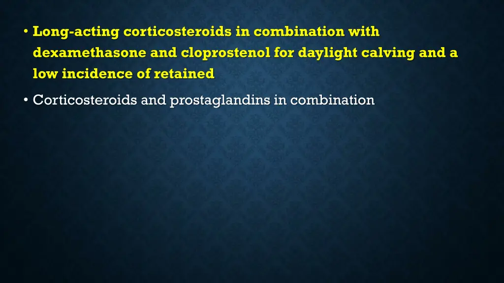 long acting corticosteroids in combination with