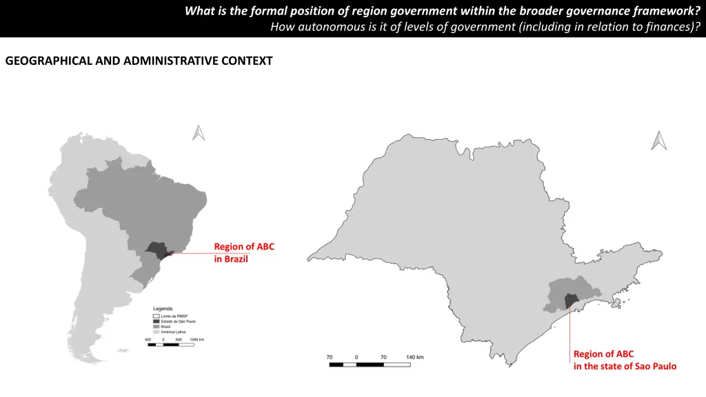 what is the formal position of region government