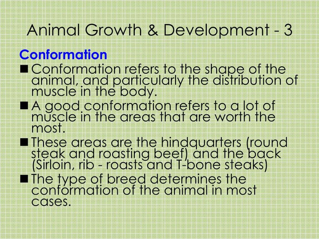 animal growth development 3