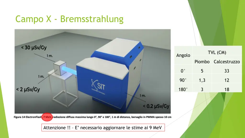 campo x bremsstrahlung