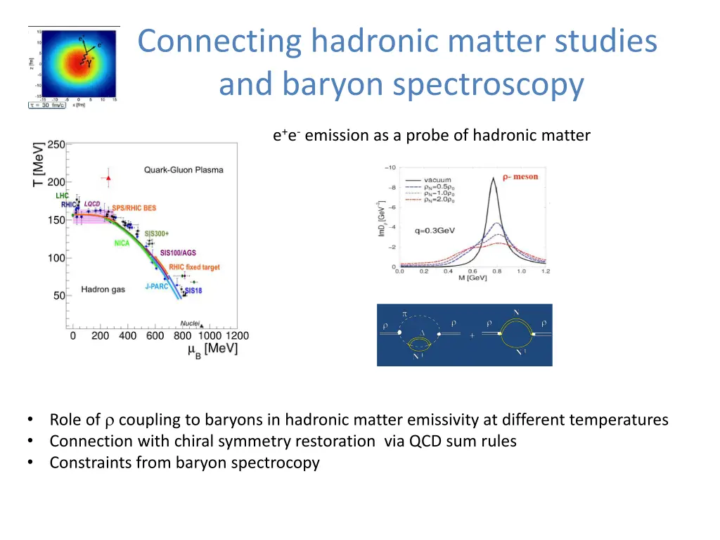 connecting hadronic matter studies and baryon