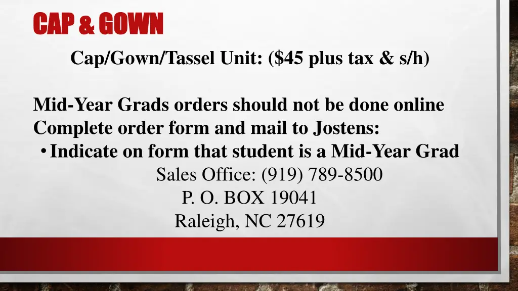 cap gown cap gown cap gown tassel unit 45 plus