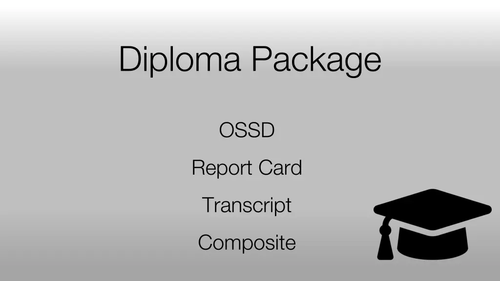 diploma package