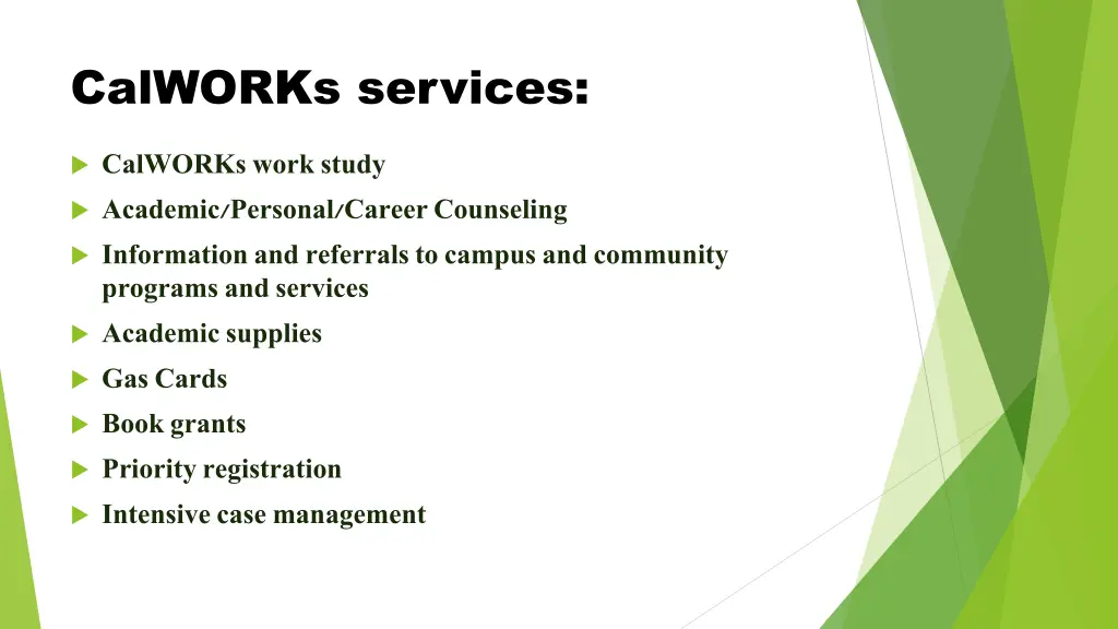 calworks services