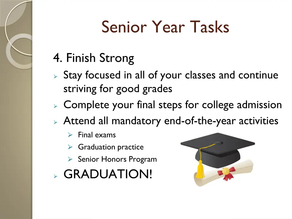 senior year tasks 3