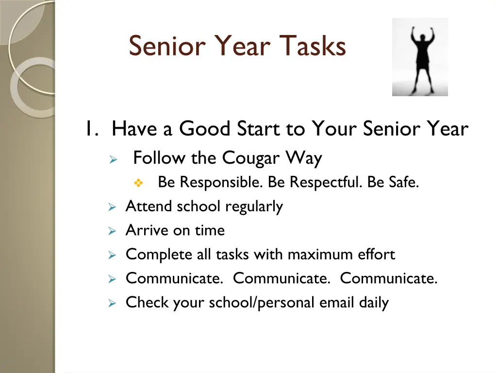 senior year tasks