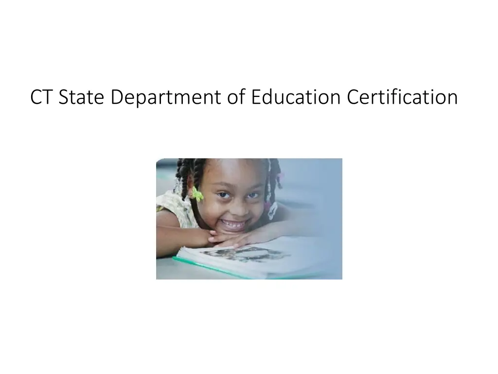 ct state department of education certification