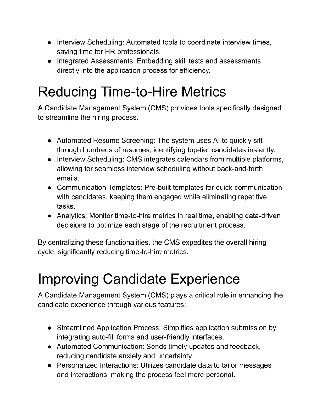 interview scheduling automated tools