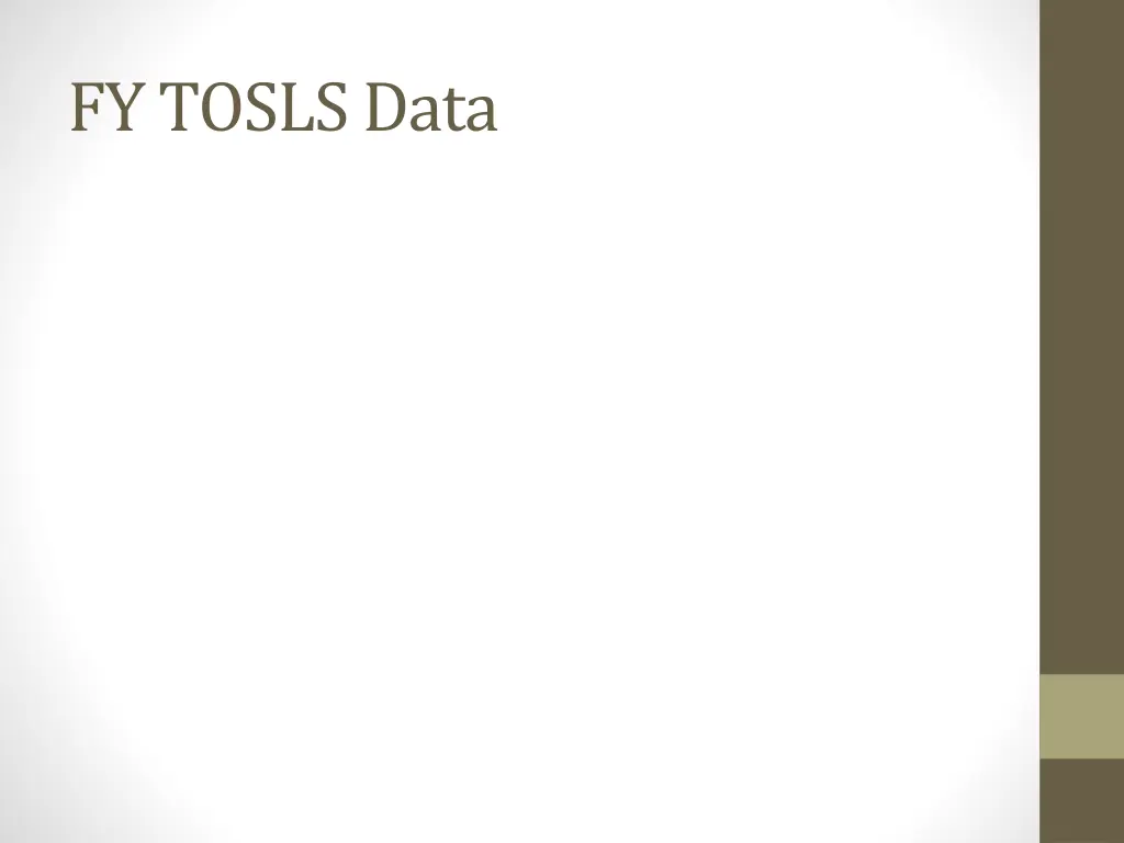 fy tosls data