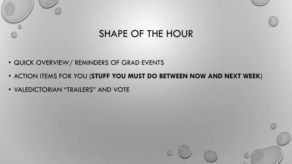 shape of the hour