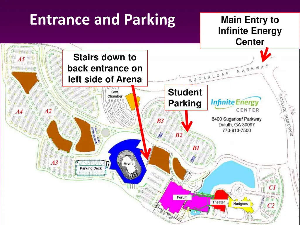 entrance and parking 1