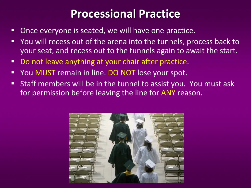 processional practice