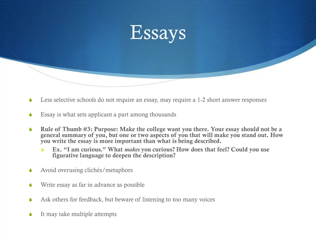 essays