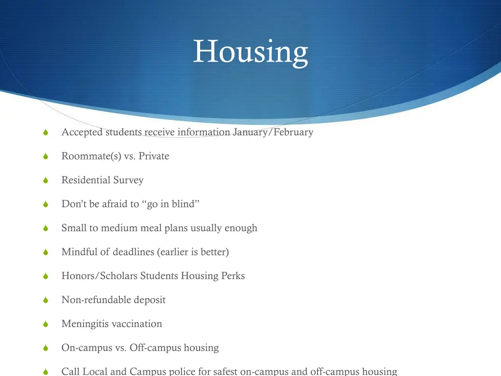 housing