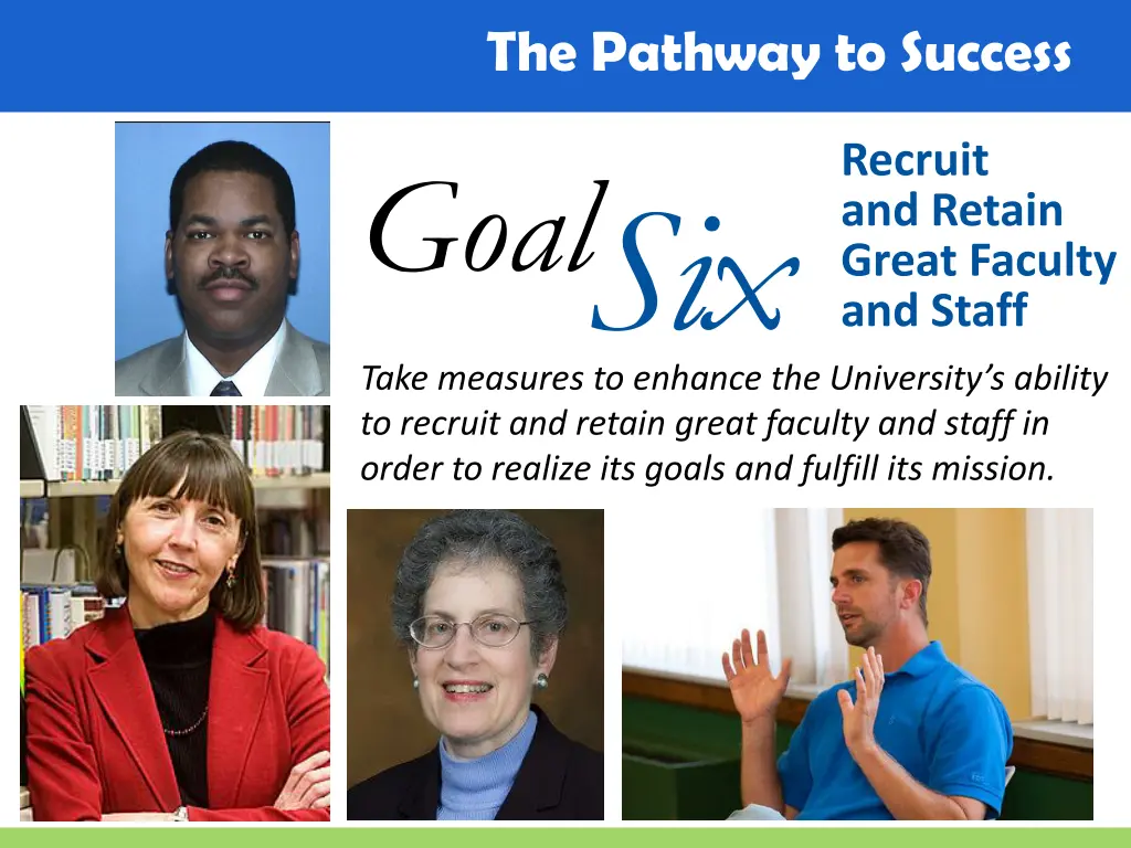 the pathway to success goal six take measures