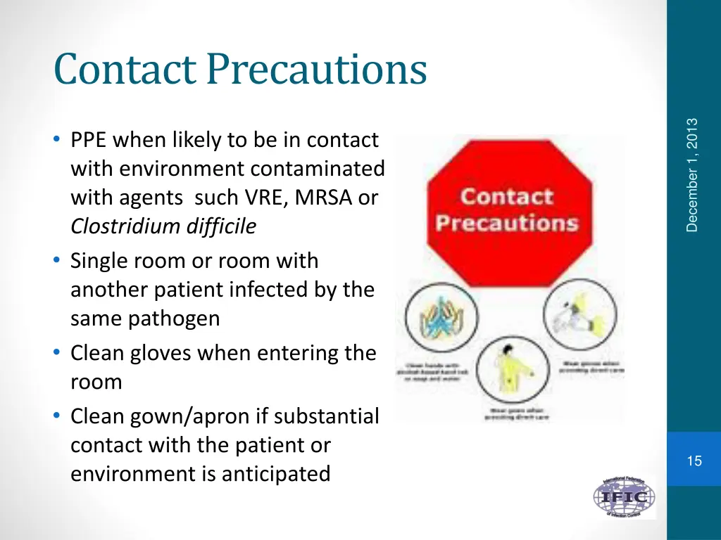 contact precautions